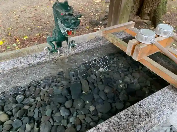角館総鎮守 神明社の手水舎