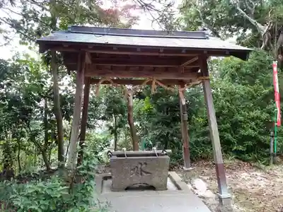神明社（古場神明社）の手水舎