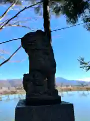 治田神社下の宮の狛犬