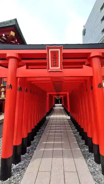 東京羽田 穴守稲荷神社の鳥居