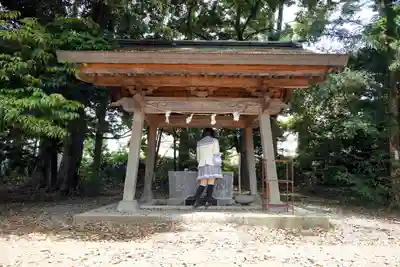 朝日森天満宮の手水舎