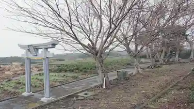 桃澤神社(愛鷹明神)中宮の鳥居