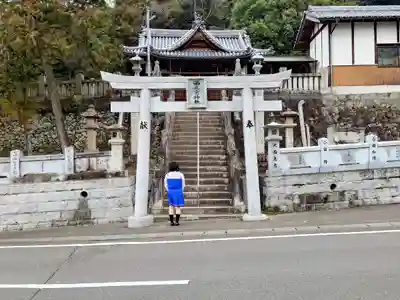 雨之宮神社の鳥居