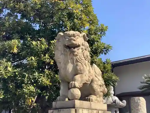 潮田神社の狛犬