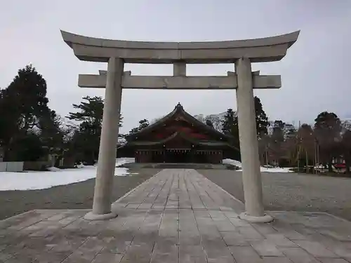 富山縣護國神社の鳥居