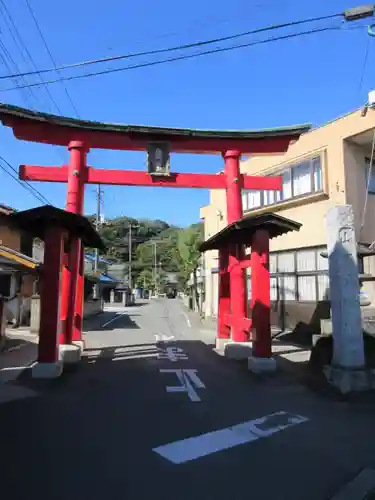 山名八幡宮の鳥居