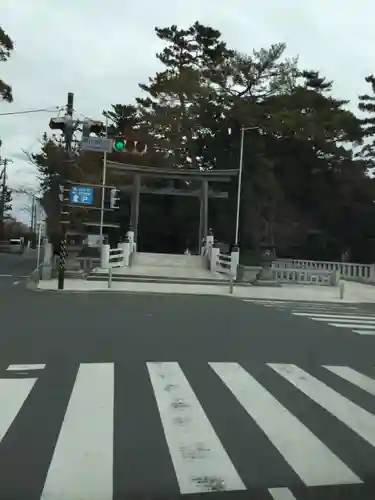 寒川神社の鳥居