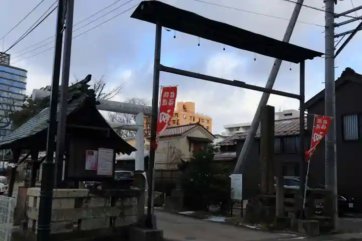 阿邪訶根神社の鳥居