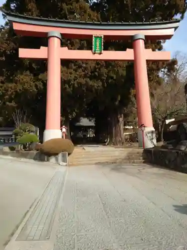 河口浅間神社の鳥居