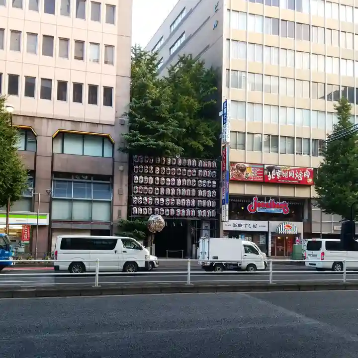 花園神社の周辺