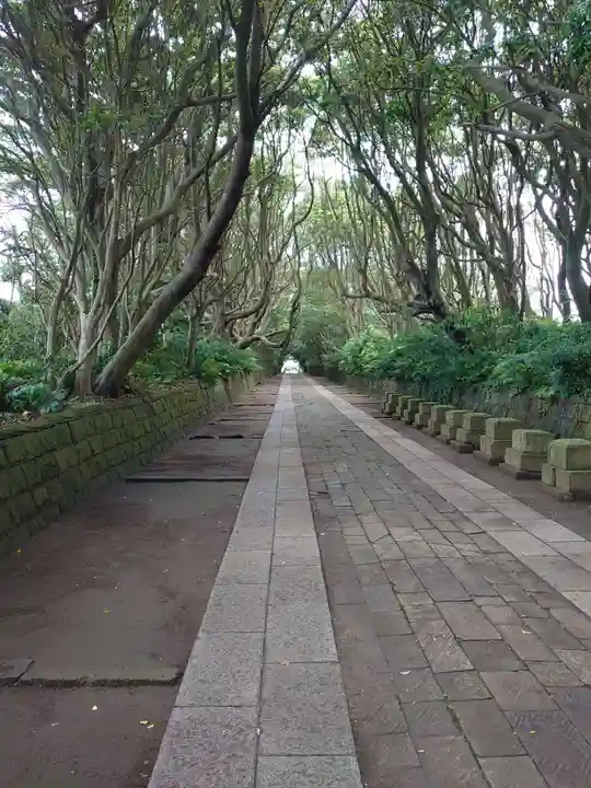 酒列磯前神社の自然