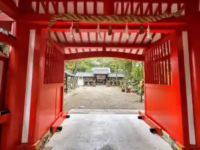 元石清水八幡神社の山門・神門