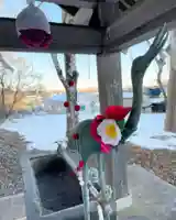 釧路一之宮 厳島神社の手水舎