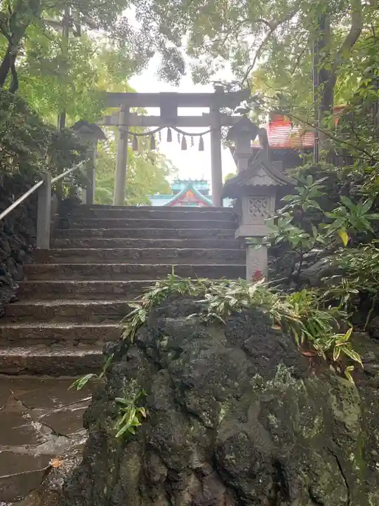 多摩川浅間神社の鳥居