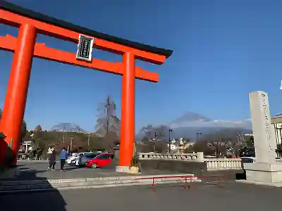 富士山本宮浅間大社の鳥居