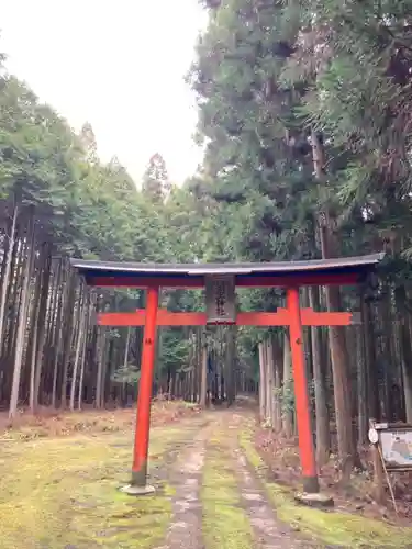 河上神社の鳥居