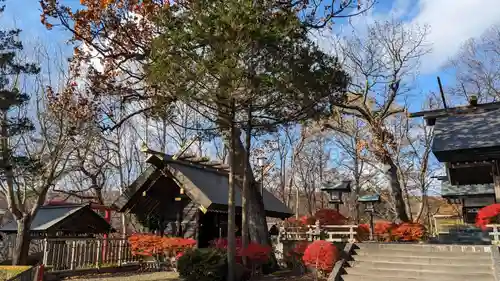 本輪西八幡神社の庭園