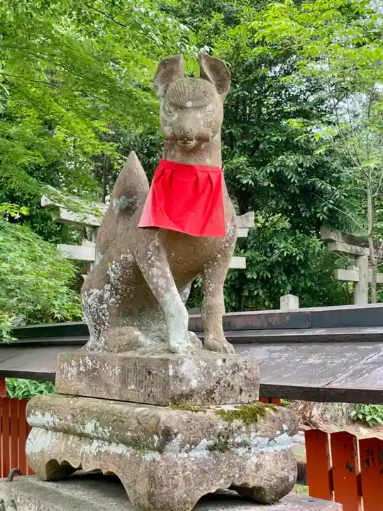 竹中稲荷神社(吉田神社末社)の狛犬