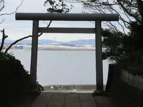 酒列磯前神社の鳥居