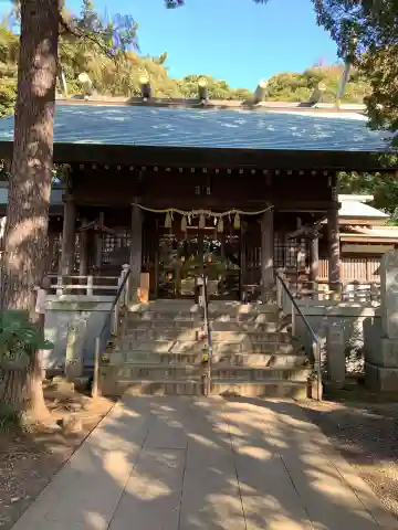 用賀神社の本殿・本堂