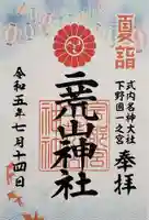 宇都宮二荒山神社の御朱印