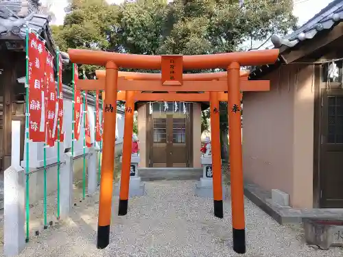 篠目八幡宮の鳥居