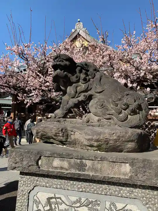 湯島天満宮の狛犬
