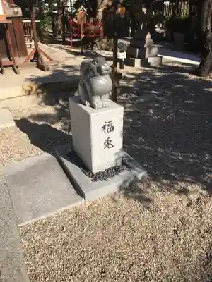 三輪神社の狛犬
