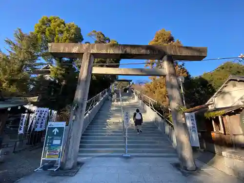 針綱神社の鳥居