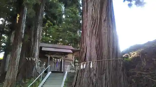 姫神嶽神社の自然