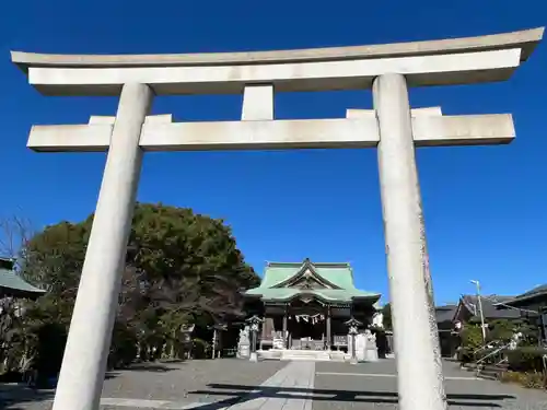 龍口明神社の鳥居