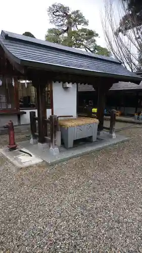 飛驒護國神社の手水