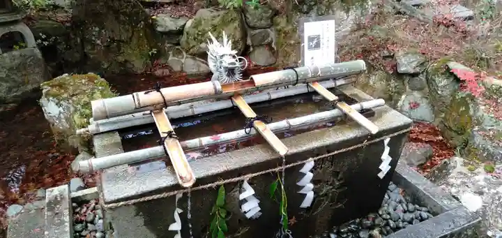 鍬山神社の手水舎