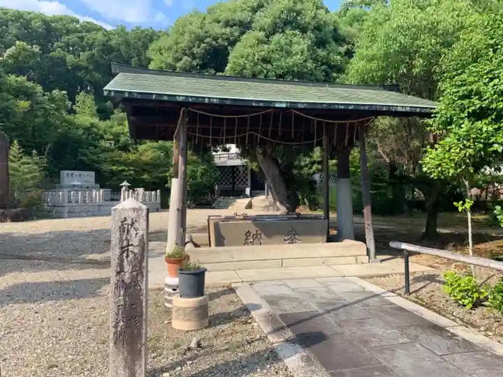 京都乃木神社の手水舎