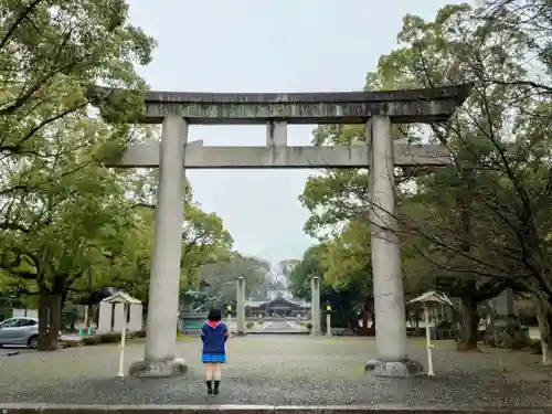 讃岐宮 香川縣護國神社の鳥居