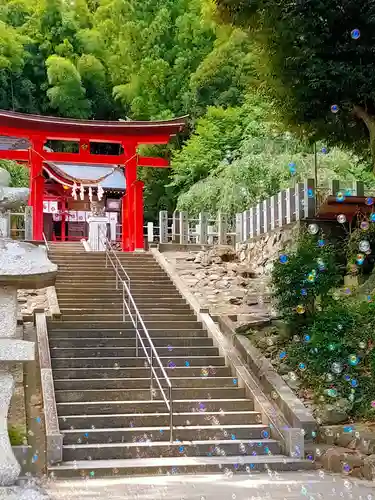 小川諏訪神社の鳥居