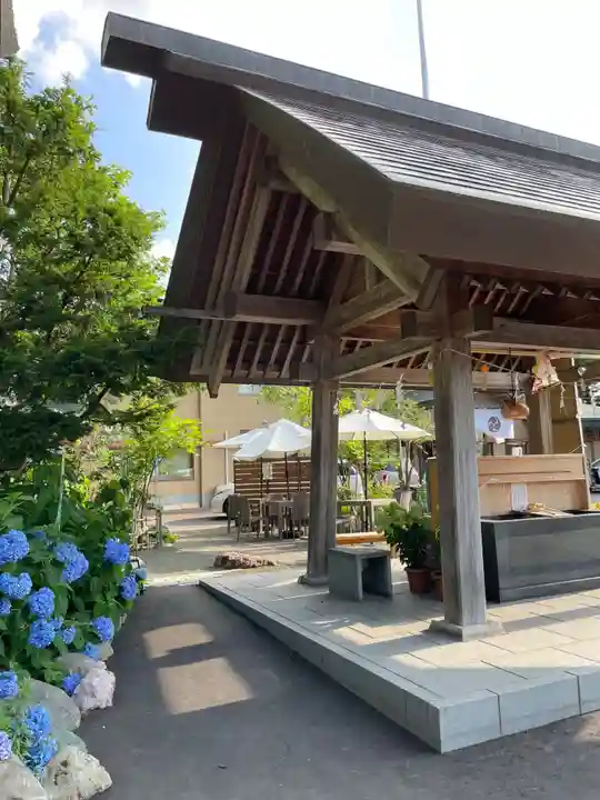 旭川神社の手水舎