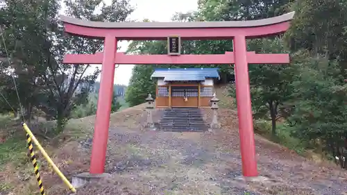 朗根内神社の鳥居