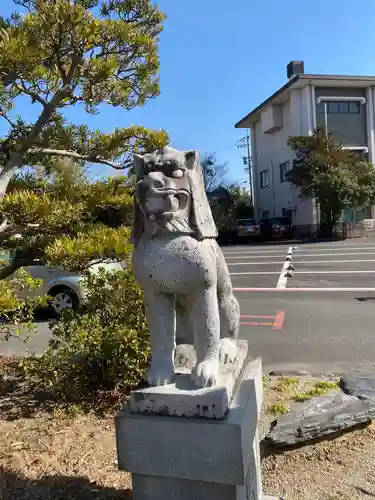 比佐豆知神社の狛犬