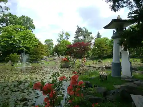 北海道護國神社の庭園