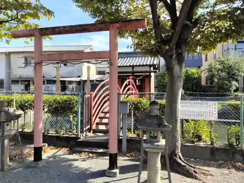 筑紫津神社の鳥居