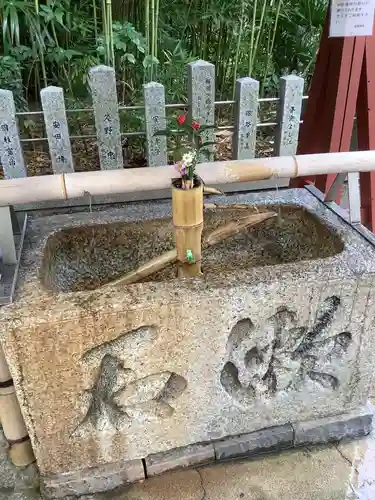 富部神社の手水舎
