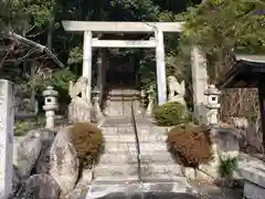 苗代神社の鳥居