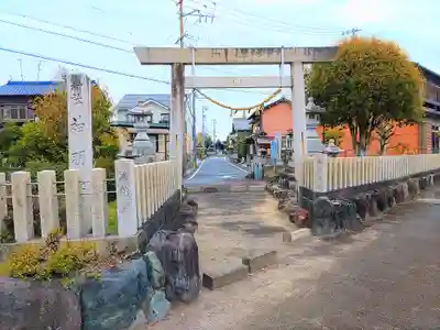 神明社（一色町）の鳥居