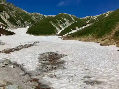 雄山神社峰本社の景色