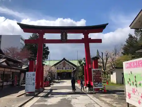 善知鳥神社の鳥居