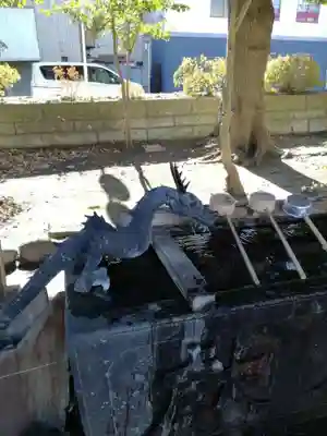 下総野田愛宕神社の手水舎