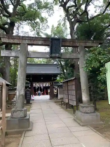 赤坂氷川神社の鳥居