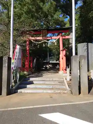 西堀氷川神社の鳥居