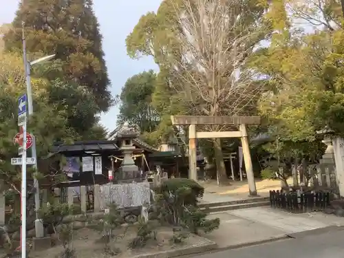 中山神明社の鳥居